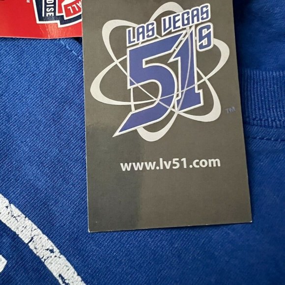 RARE Las Vegas 51s Minor League Baseball Alien T-Shirt UNISEX S Genuine Merch! - Picture 4 of 4